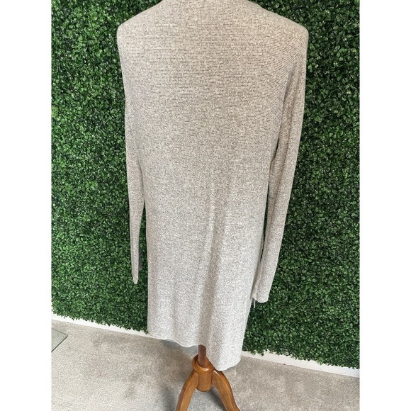 Hem & Thread Gray Open Front Cardigan Womens Size Large - Picture 10 of 15